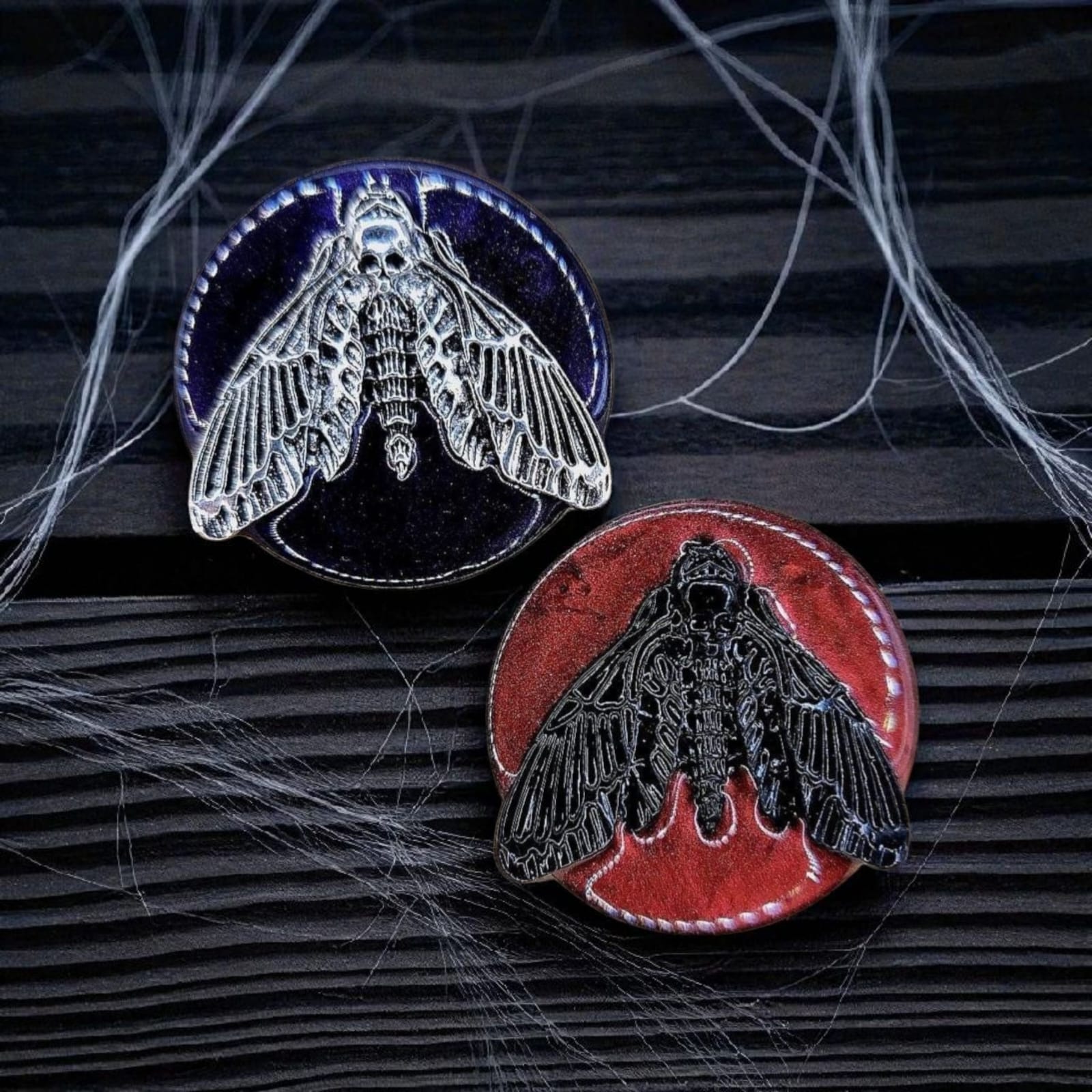 Death’s-Head Hawkmoth Phone Grip – Gothic Resin Design, MagSafe/Adhesive Options, Gift Included