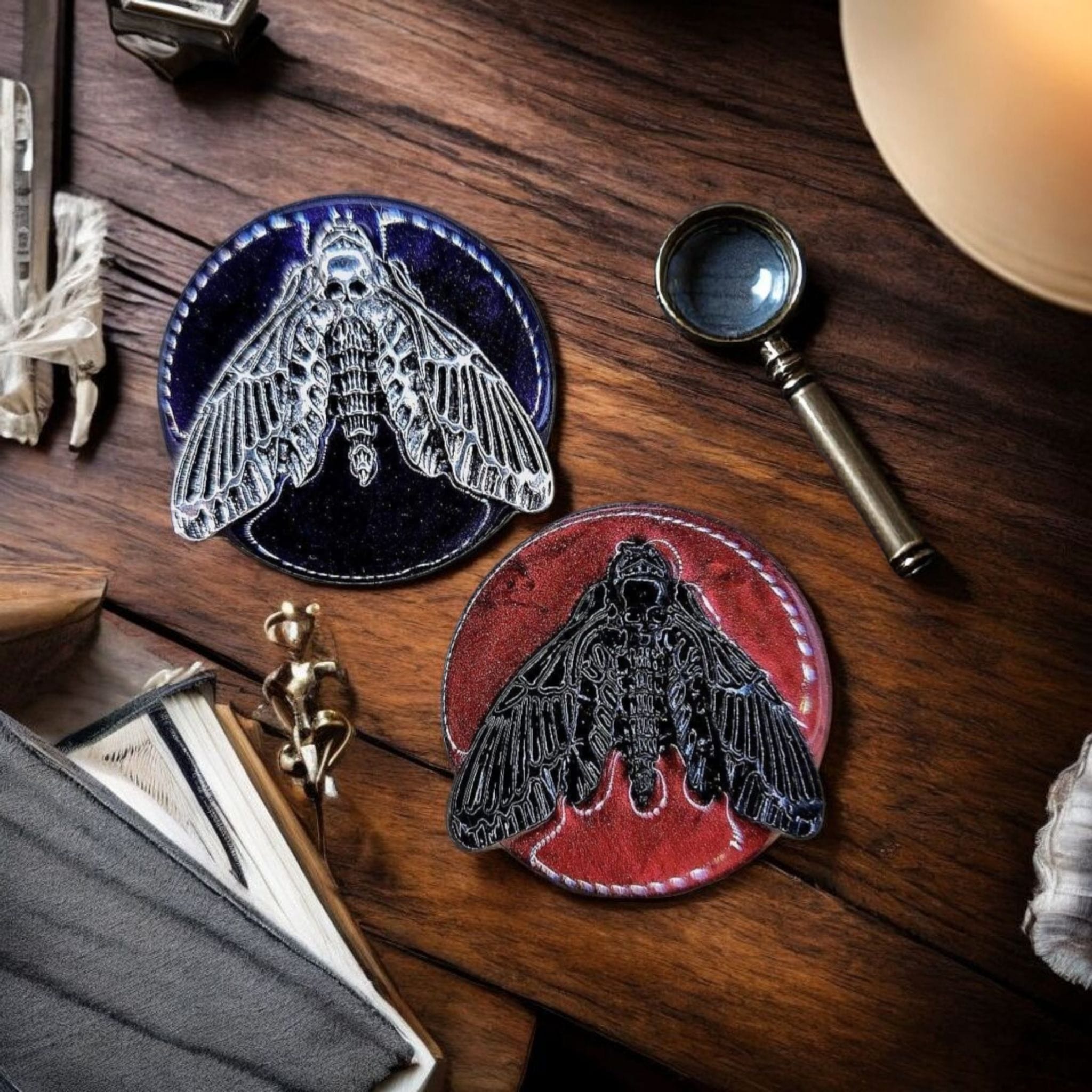 Death’s-Head Hawkmoth Phone Grip – Gothic Resin Design, MagSafe/Adhesive Options, Gift Included