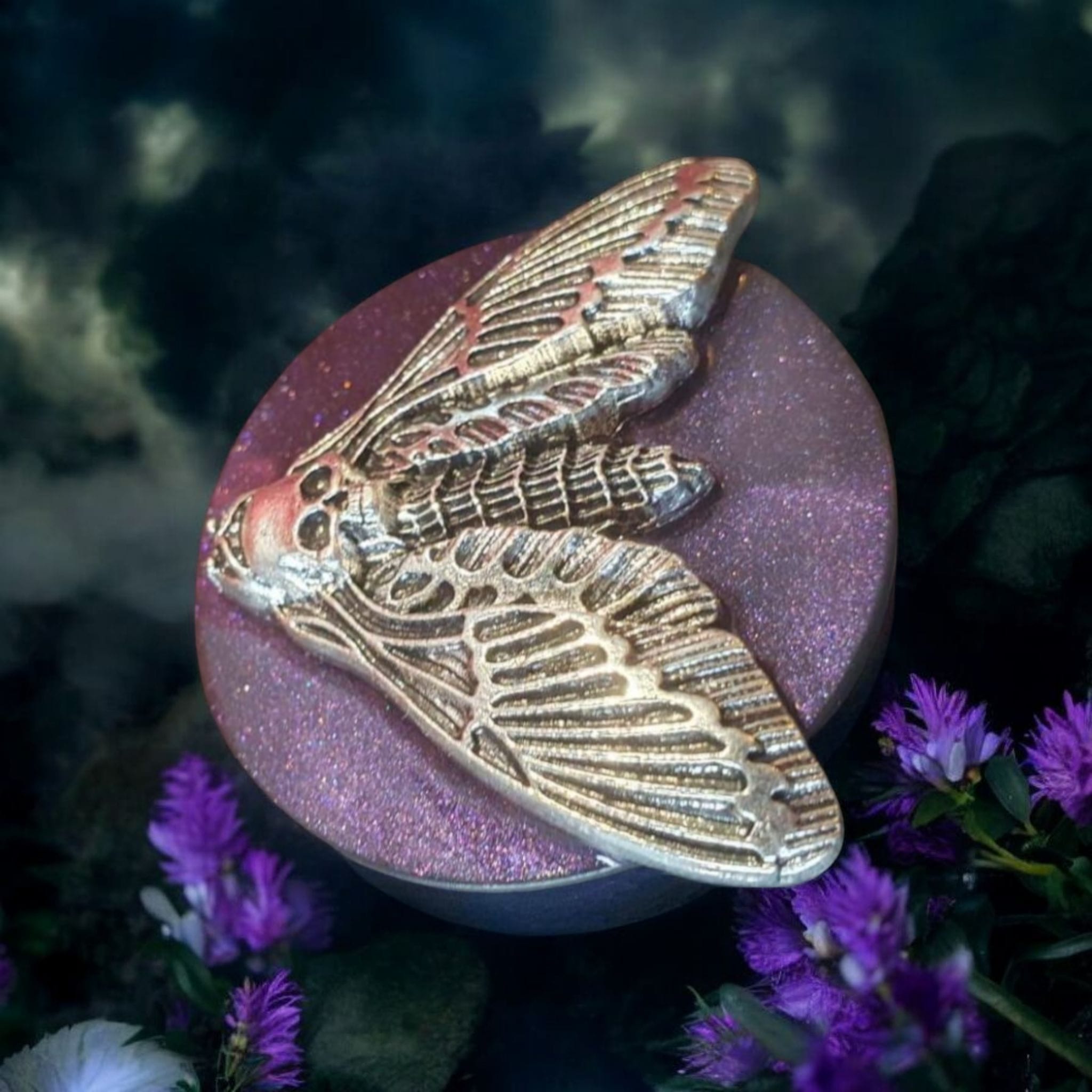 Death’s-Head Hawkmoth Phone Grip – Gothic Resin Design, MagSafe/Adhesive Options, Gift Included