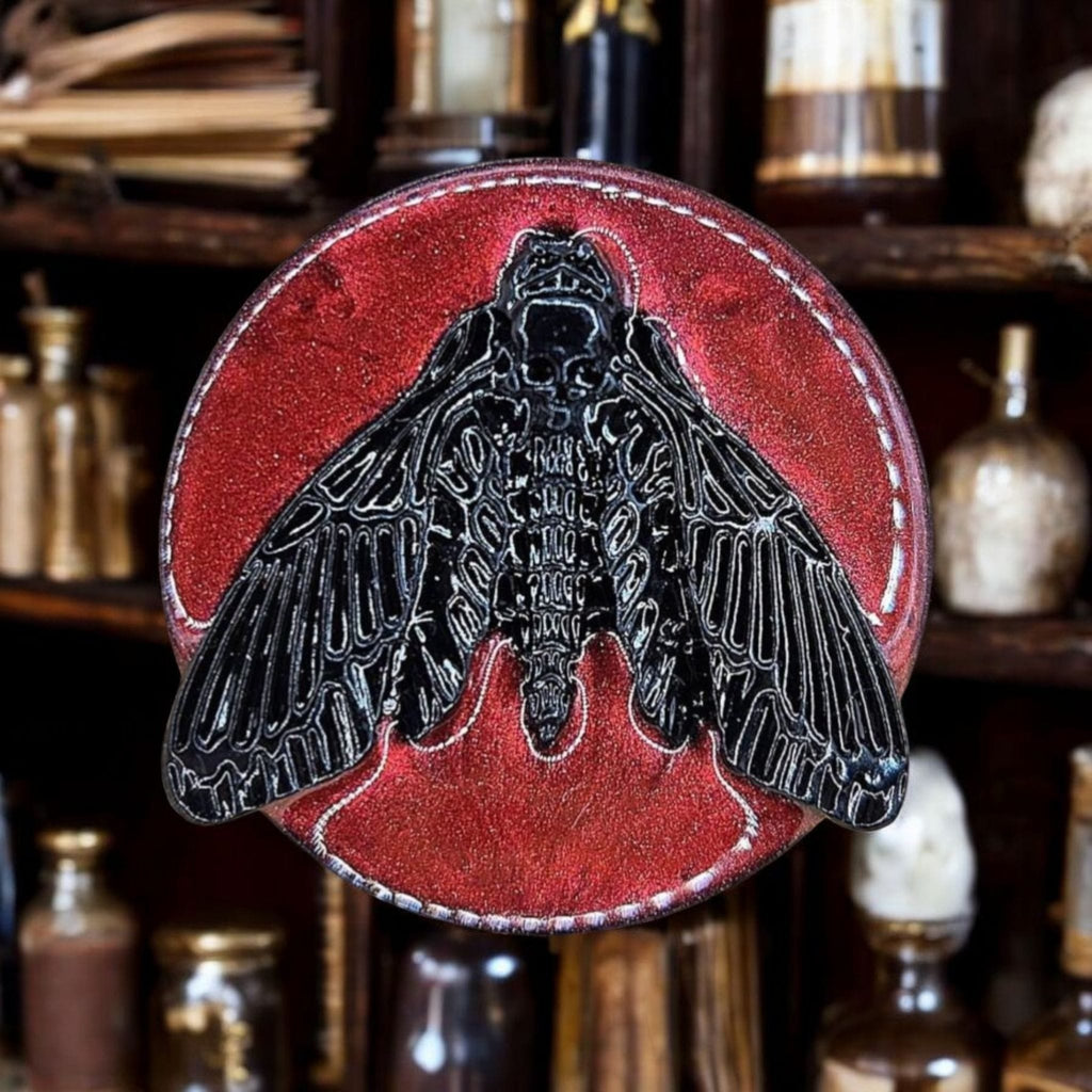 Death’s-Head Hawkmoth Phone Grip – Gothic Resin Design, MagSafe/Adhesive Options, Gift Included