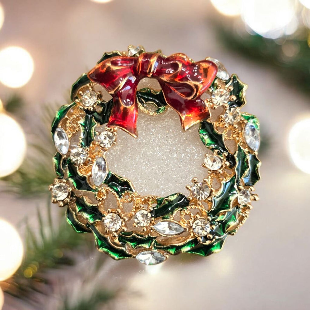 Christmas Phone Grip – 5 Festive Brooch Designs, MagSafe & Adhesive Options, Holiday Gift