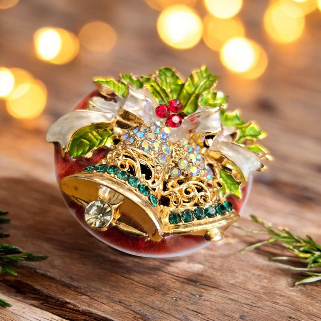 Christmas Phone Grip – 5 Festive Brooch Designs, MagSafe & Adhesive Options, Holiday Gift