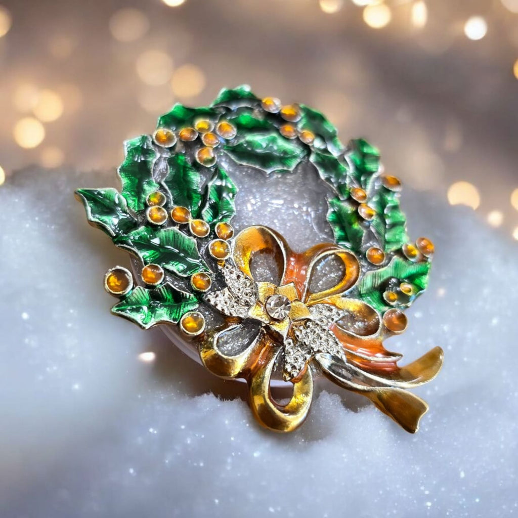 Christmas Phone Grip – 5 Festive Brooch Designs, MagSafe & Adhesive Options, Holiday Gift