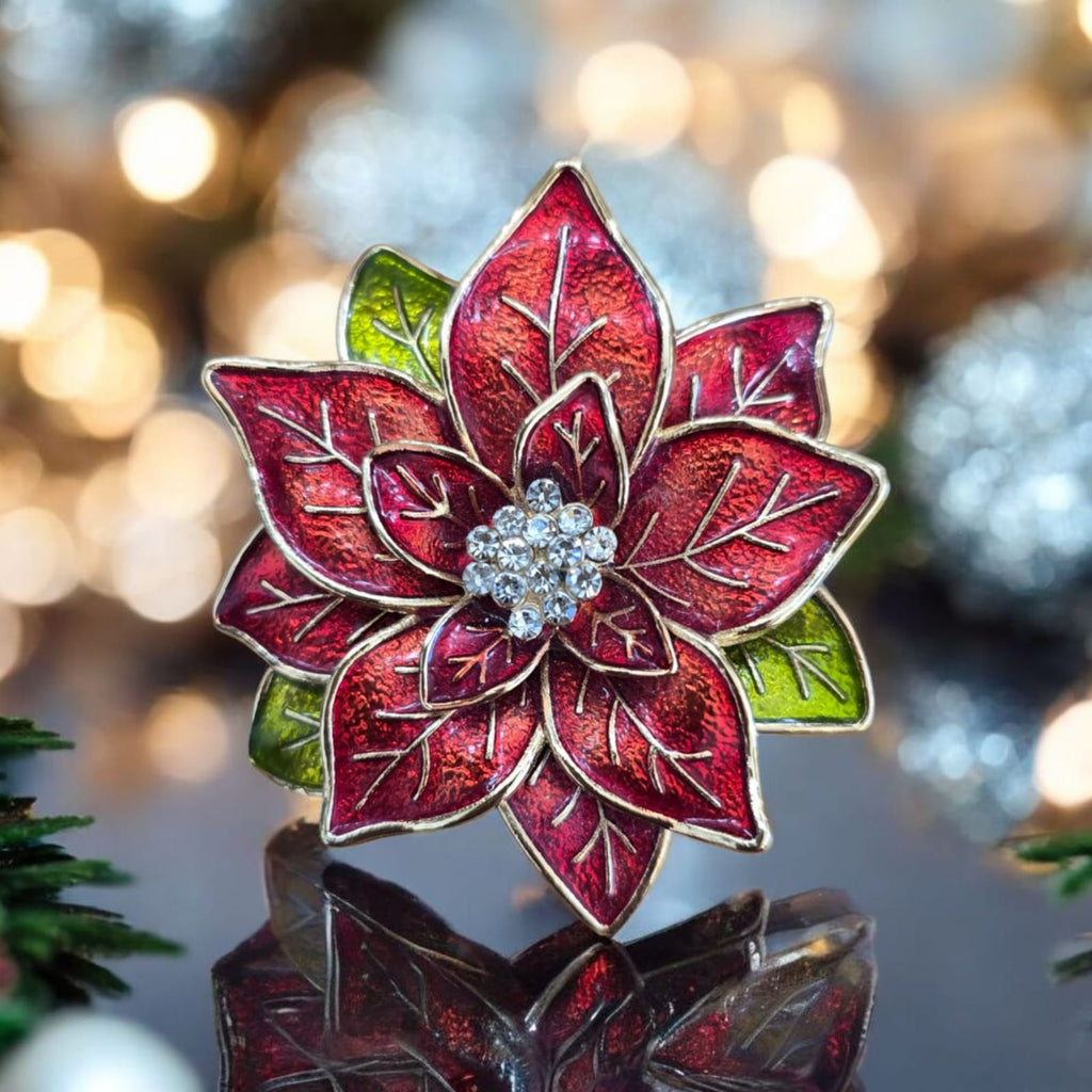 Christmas Phone Grip – 4 Festive Brooch Designs, MagSafe & Adhesive Options, Holiday Gift