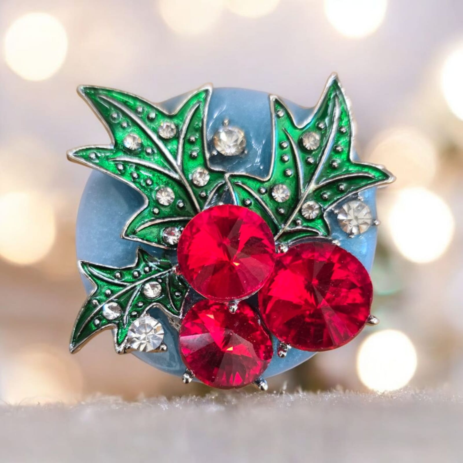 Christmas Phone Grip – 4 Festive Brooch Designs, MagSafe & Adhesive Options, Holiday Gift