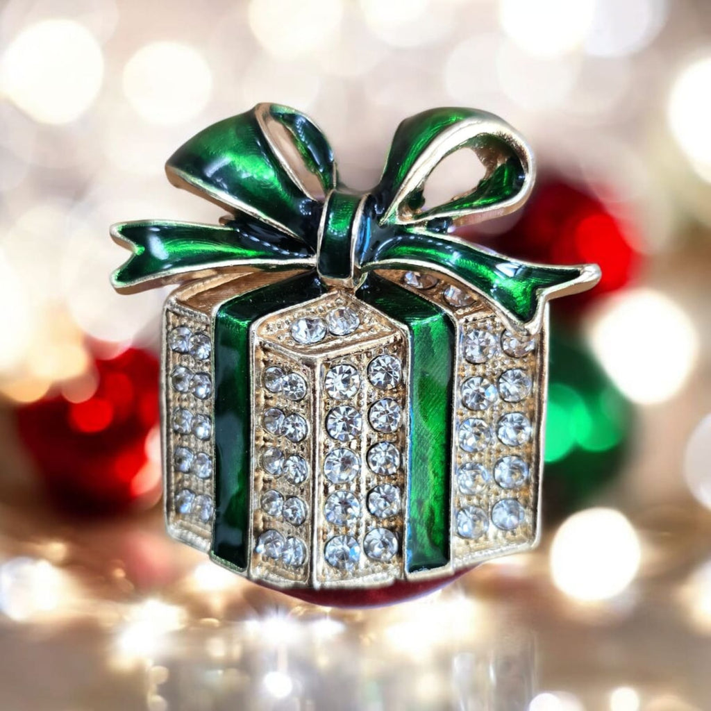 Christmas Phone Grip – 4 Festive Brooch Designs, MagSafe & Adhesive Options, Holiday Gift