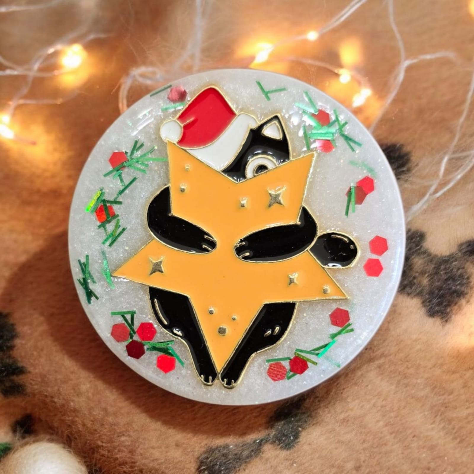 Christmas Cat Phone Grip – 4 Cute Designs, MagSafe & Adhesive Options, Stocking Stuffer