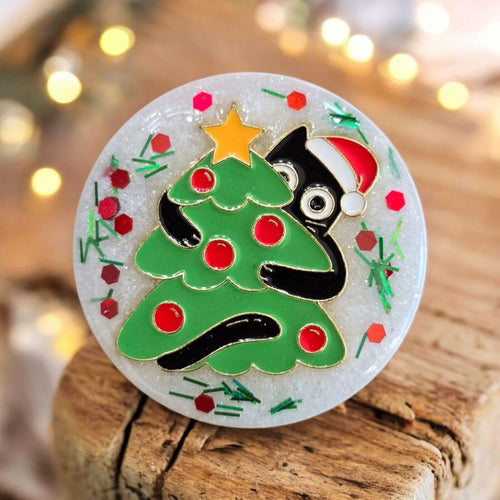 Christmas Cat Phone Grip – 4 Cute Designs, MagSafe & Adhesive Options, Stocking Stuffer