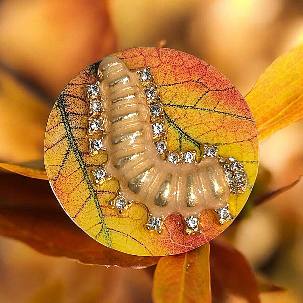 Cute Bug Phone Grip – Metal Ladybug, Caterpillar, Bee Designs, MagSafe and Adhesive, Gift