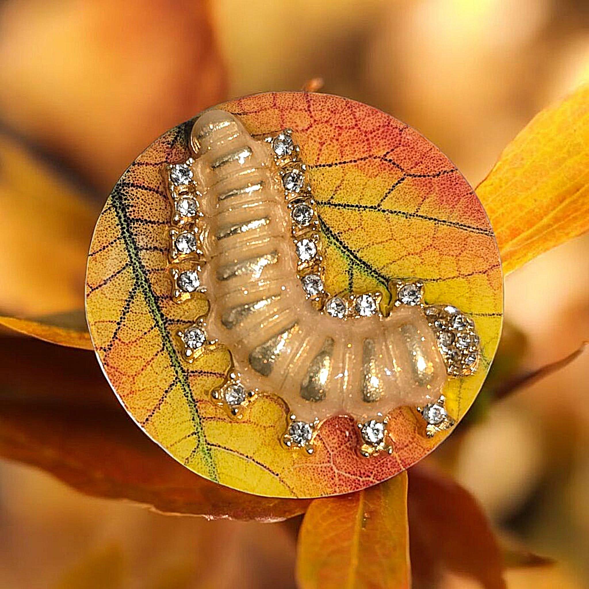 Cute Bug Phone Grip – Metal Ladybug, Caterpillar, Bee Designs, MagSafe and Adhesive, Gift