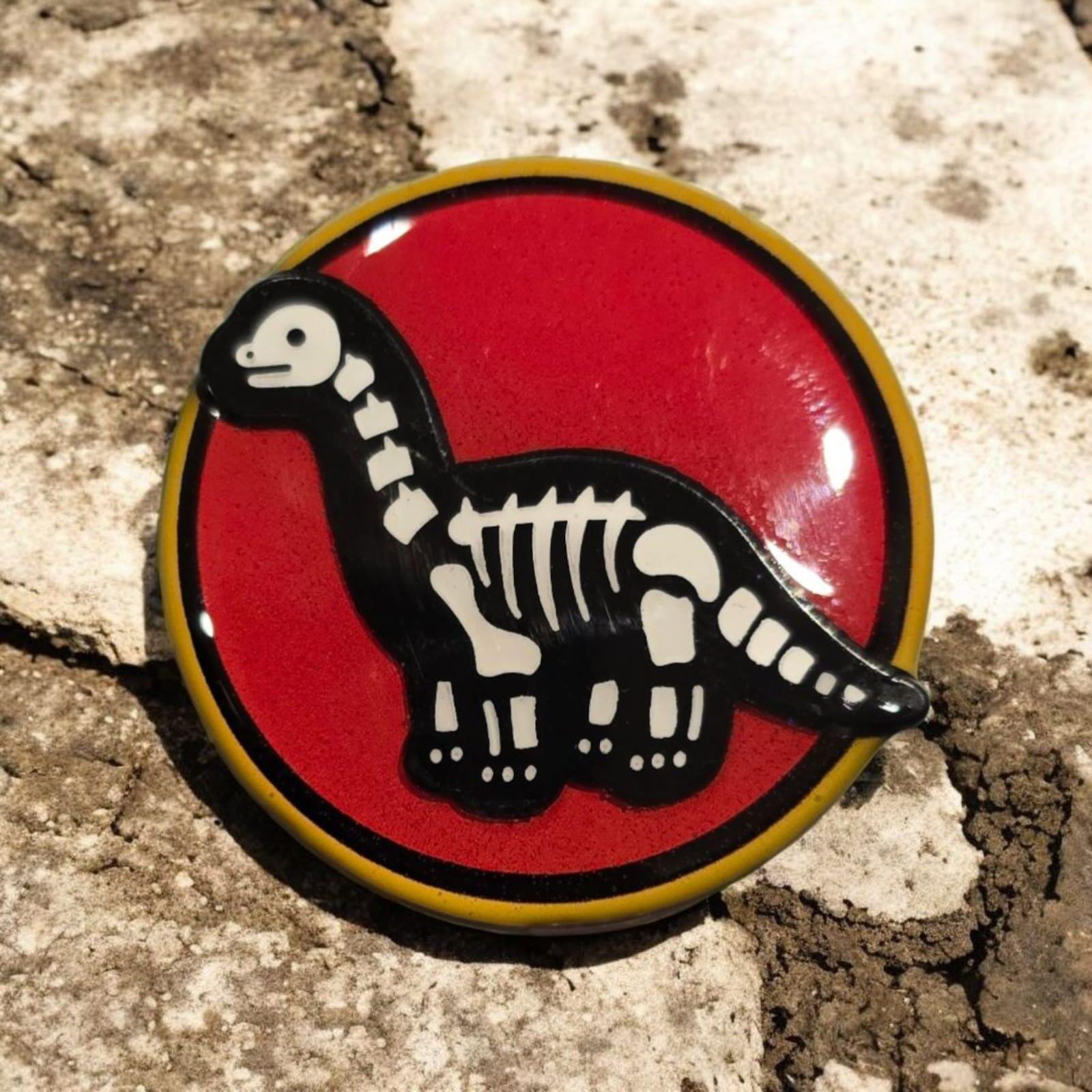 Dinosaur Skeleton Phone Grip – 6 Designs, Red Background, MagSafe & Adhesive, Unique Gift