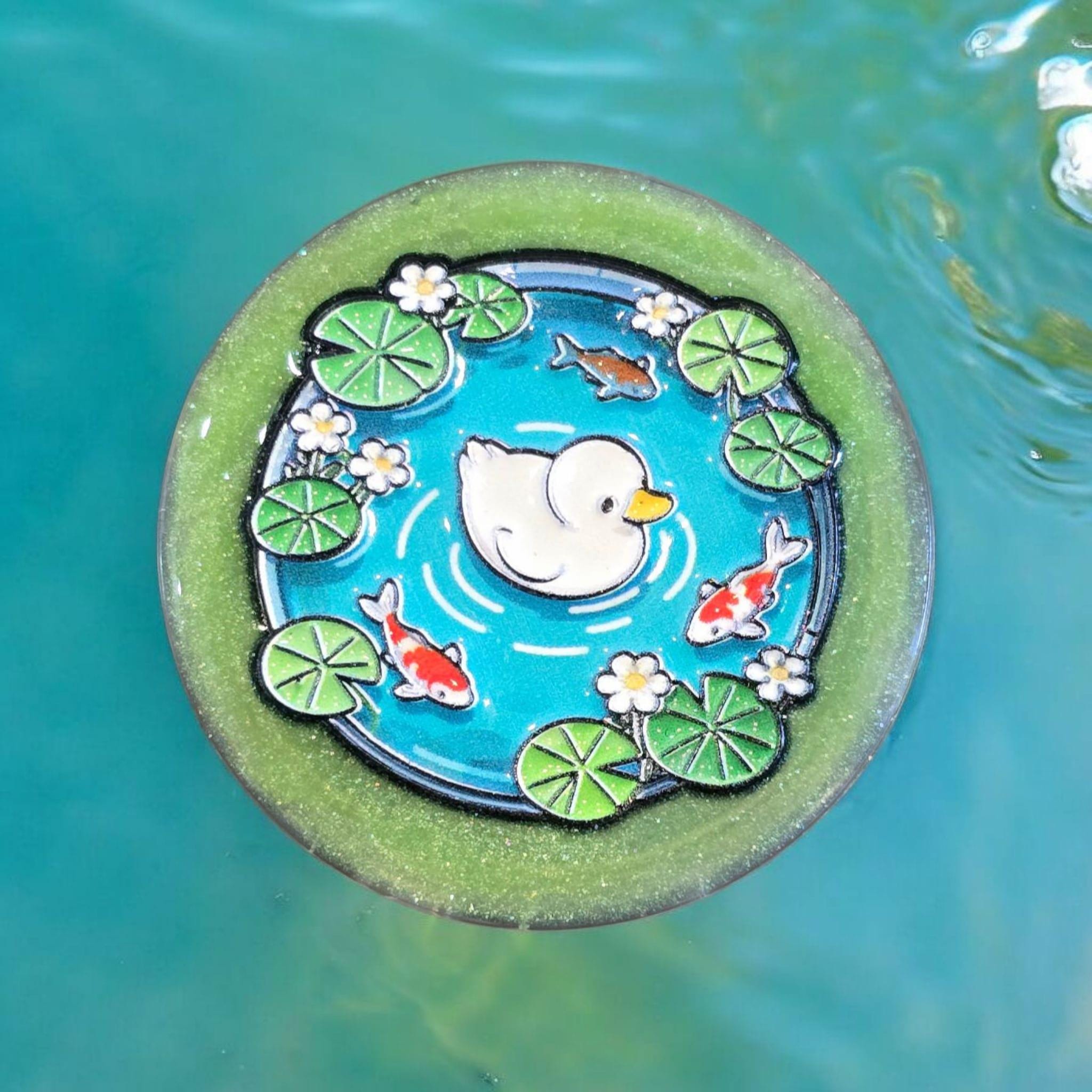 Cute Animal Phone Grip – Pond Scene Frog Duck Capybara Otter, MagSafe & Adhesive Gift