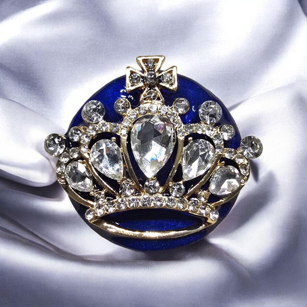 Crown Phone Grip Collection – Princess Rhinestone Design, Pink Blue Silver Gold, MagSafe & Adhesive Gift