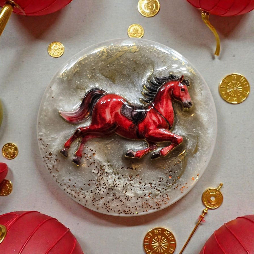 Horse Phone Grip – Metal Horse Pin, Equestrian and Fantasy Designs, MagSafe and Adhesive Gift Accessory